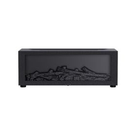 Fireplace Simulation Flame Aromatherapy Machine (Option: Black)