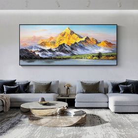Hand Painted Oil Painting Large Landscape Oil Painting Original Mountain Canvas Painting Abstract Painting Modern Art Acrylic Painting Living Roo (style: 01, size: 150x220cm)
